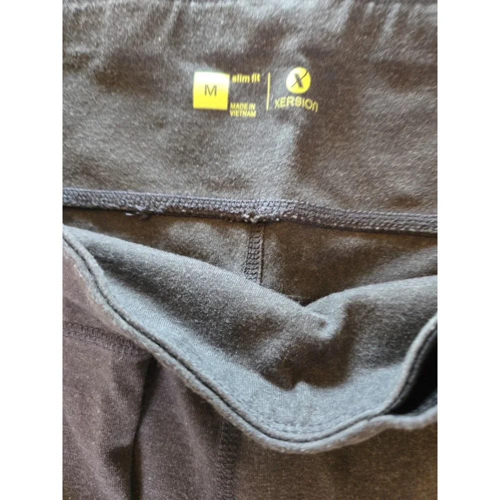 Xersion medium slim fit gray yoga/fitness pants